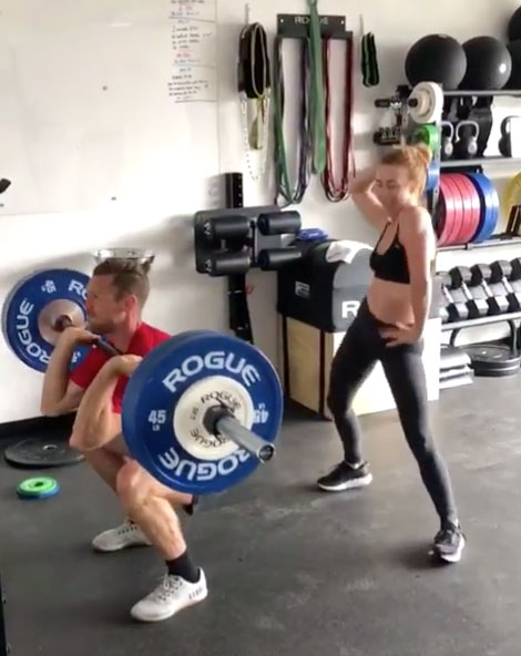 Hollywood's Fittest Celebrity Couples Julianne Hough and Brooks Laich