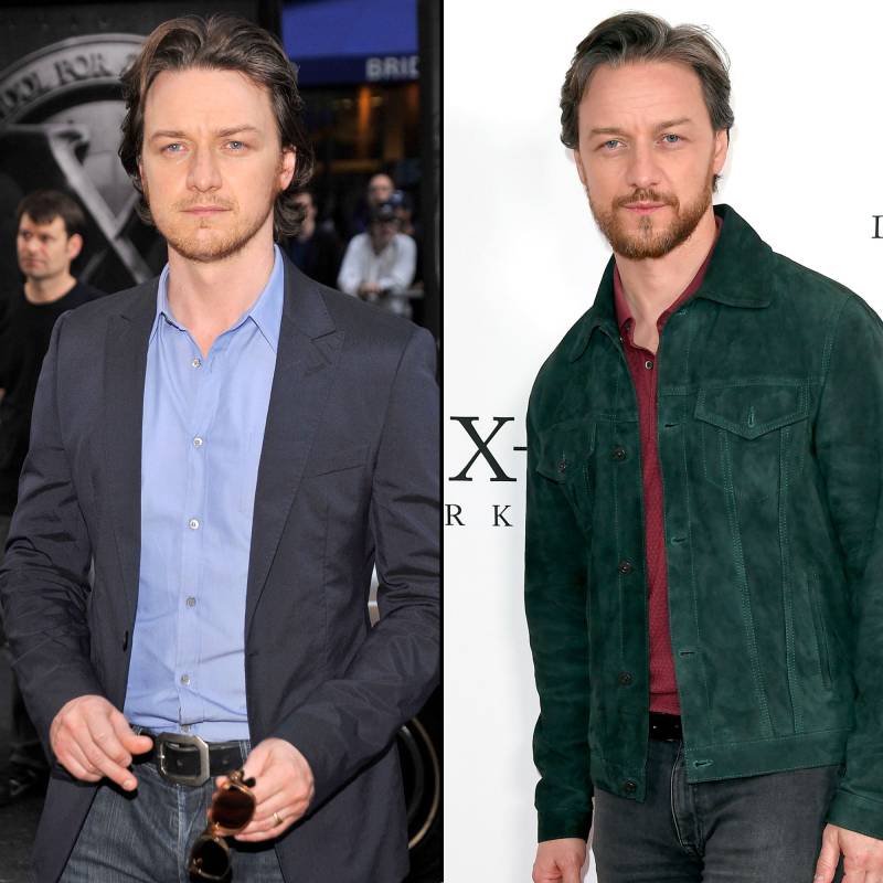 James McAvoy X-Men Then and Now