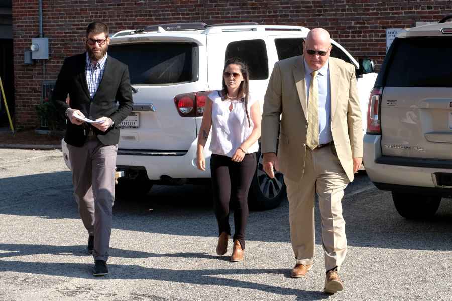 Jenelle Evans and David Eason Arrive at Court Together Before Custody Hearing for Kids