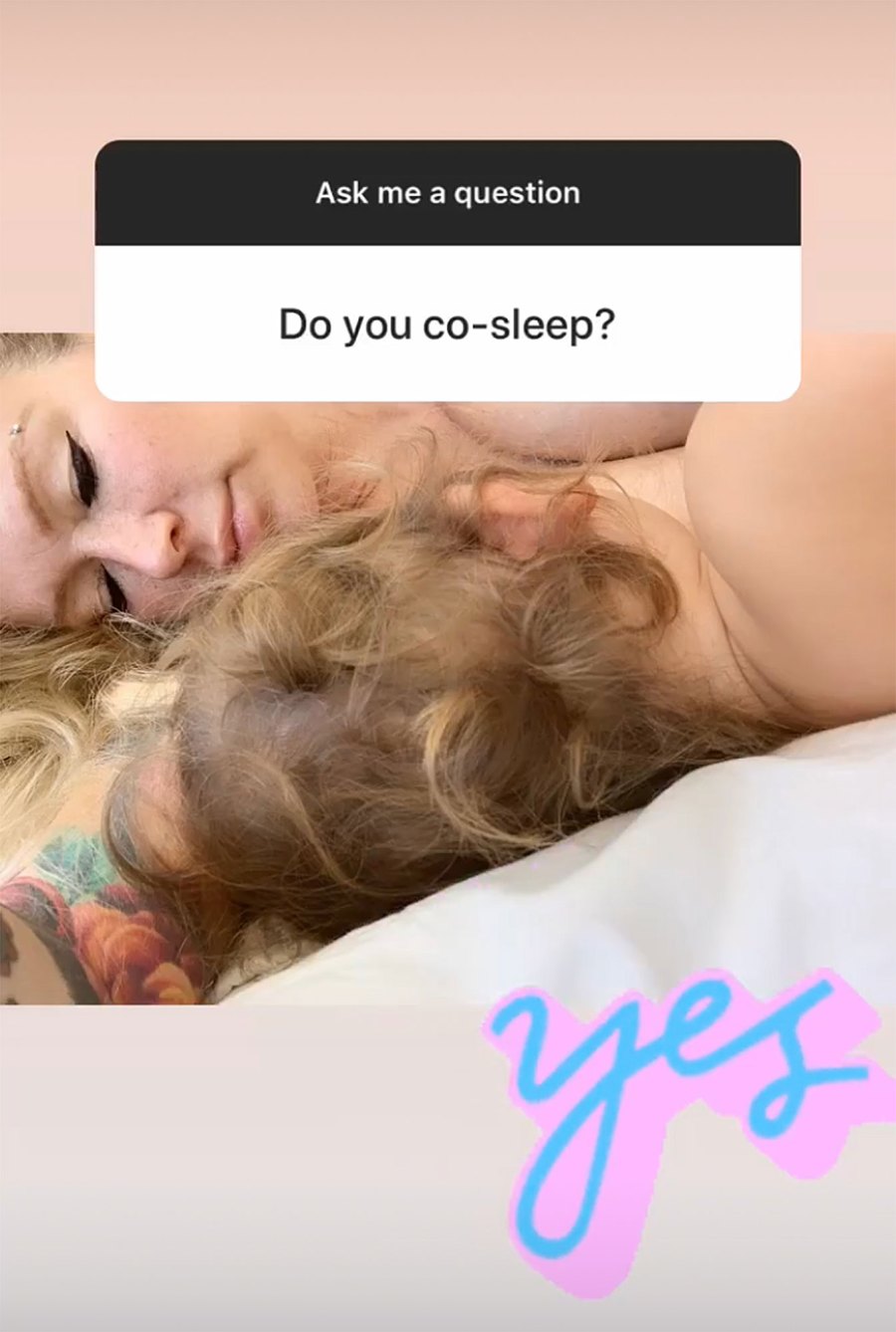 Jenna Jameson Batel Motherhood Q&A Co-Sleeping