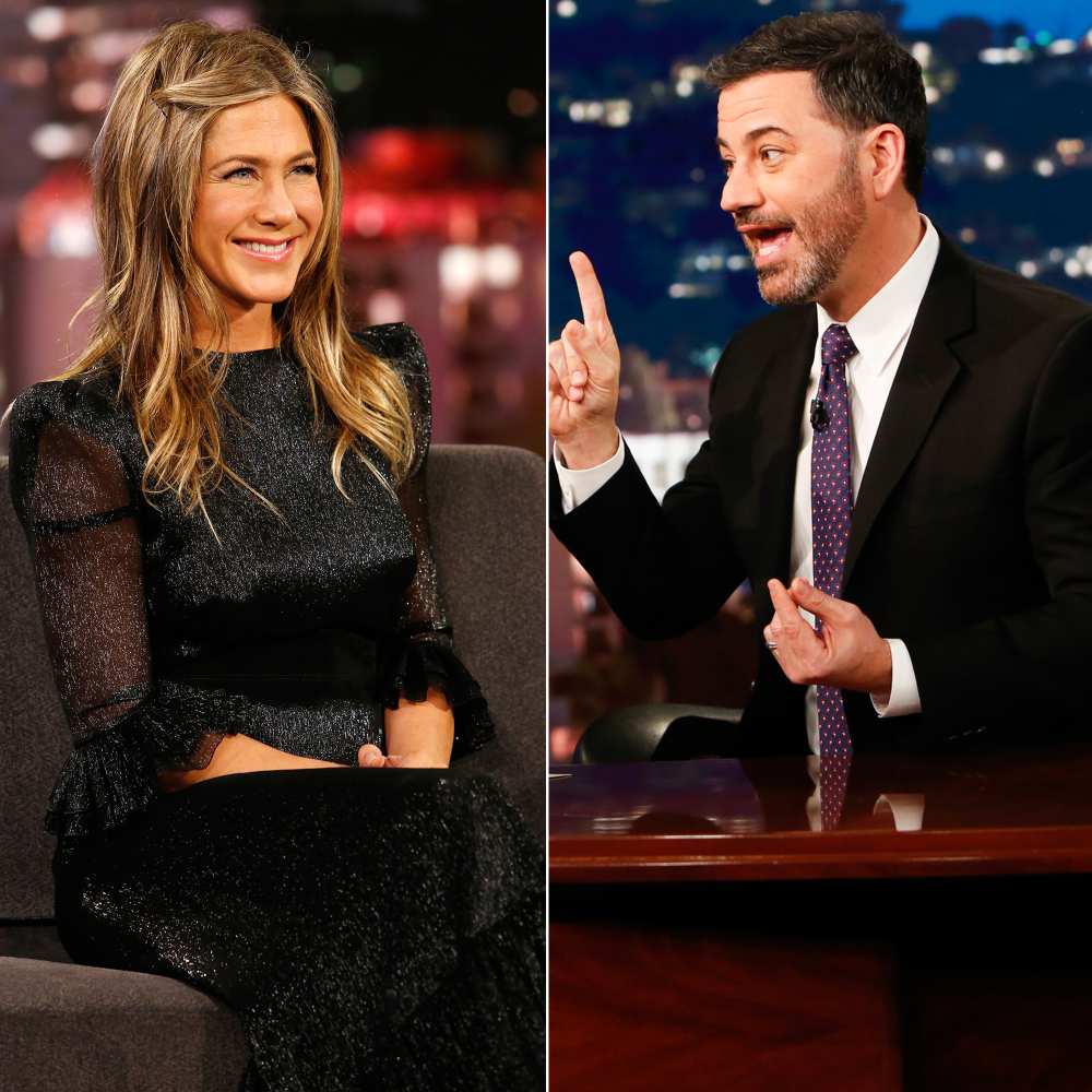 Jennifer Aniston Shares Text Jimmy Kimmel Sent His Wife Amid Emergency Landing