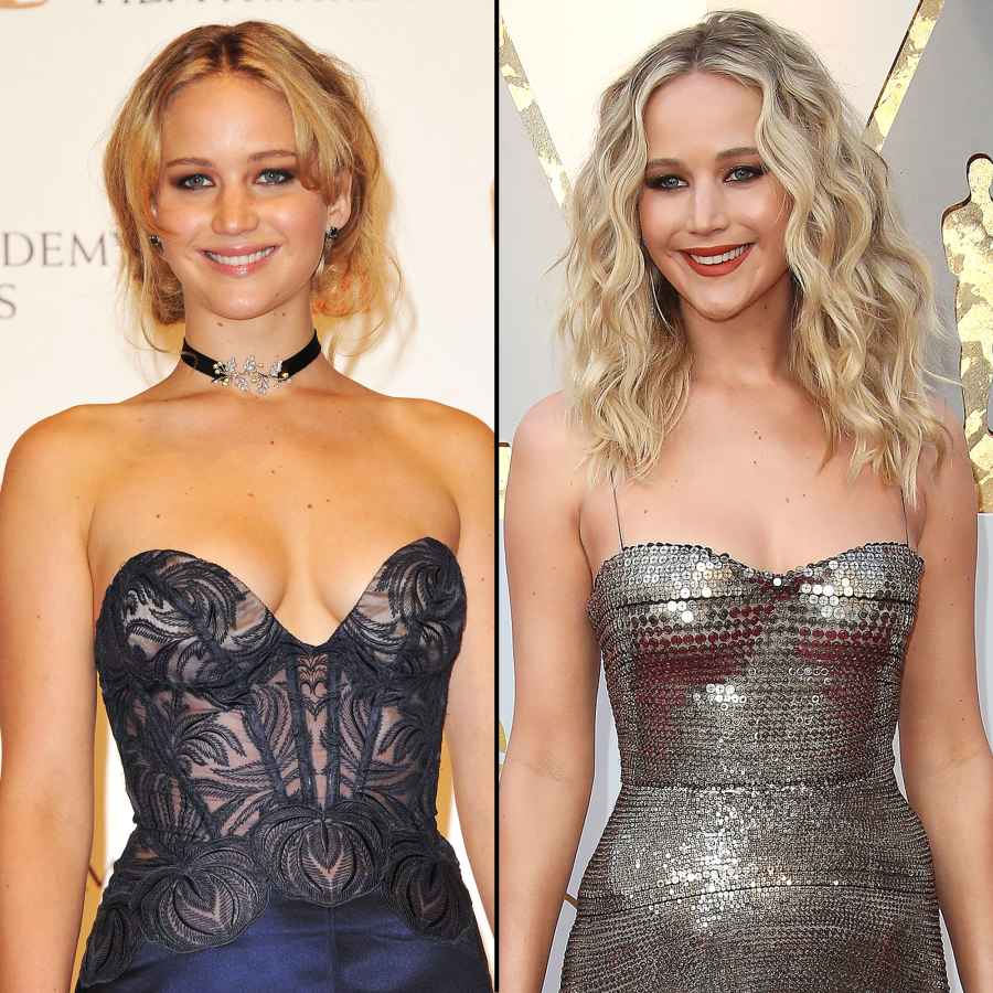 Jennifer Lawrence X-Men Then and Now