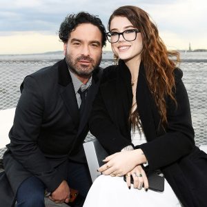 Johnny Galecki Alaina Meyer Gender Reveal Party