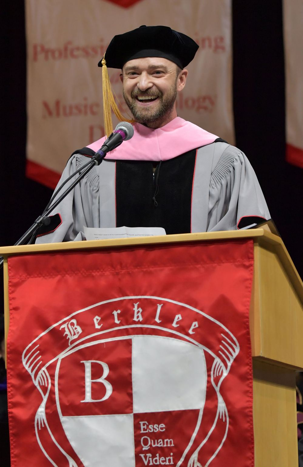 Justin Timberlake Receives Honorary Doctoral Degree from Berklee College of Music
