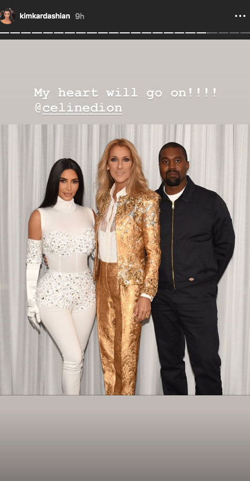 Kanye West Surprises Kim Kardashian With Celine Dion Concert for 5th Anniversary Weekend