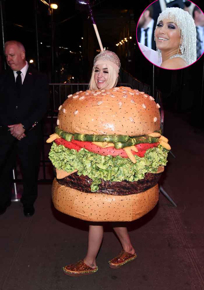 Katy Perry and Jennifer Lopez Burger Met Gala 2019