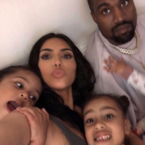 Kim Kardashian West Kanye West Family Kids Married With Four Kids