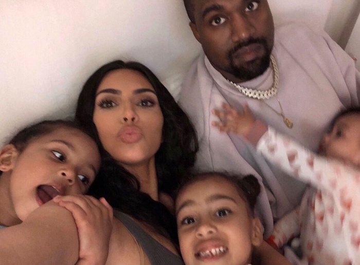 Kim Kardashian West Kanye West Family Kids Married With Four Kids