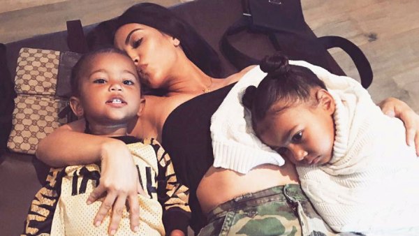 Kim Kardashian Takes North and Saint to Disneyland After Welcoming Baby No. 4