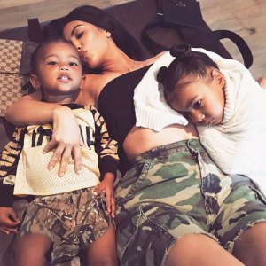 Kim Kardashian Takes North and Saint to Disneyland After Welcoming Baby No. 4