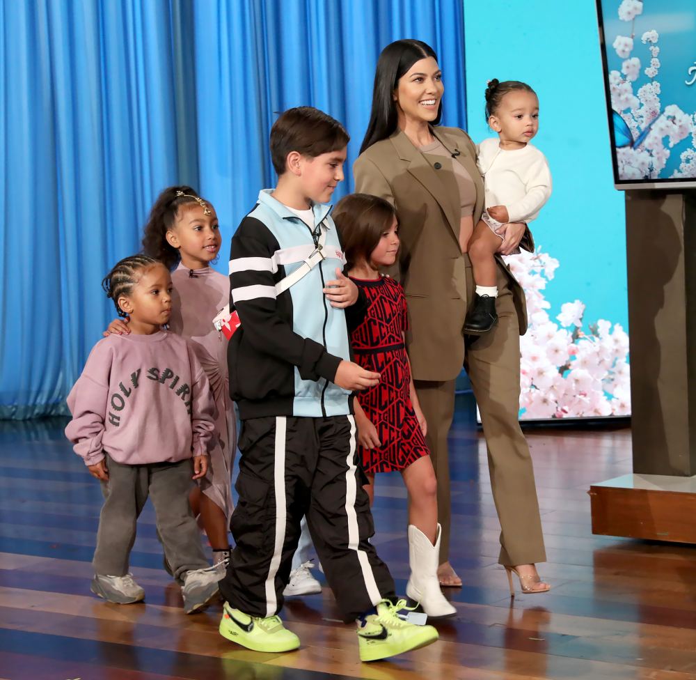 Kourtney-Kardashian-Kris-Jenner-kids-on-Ellen