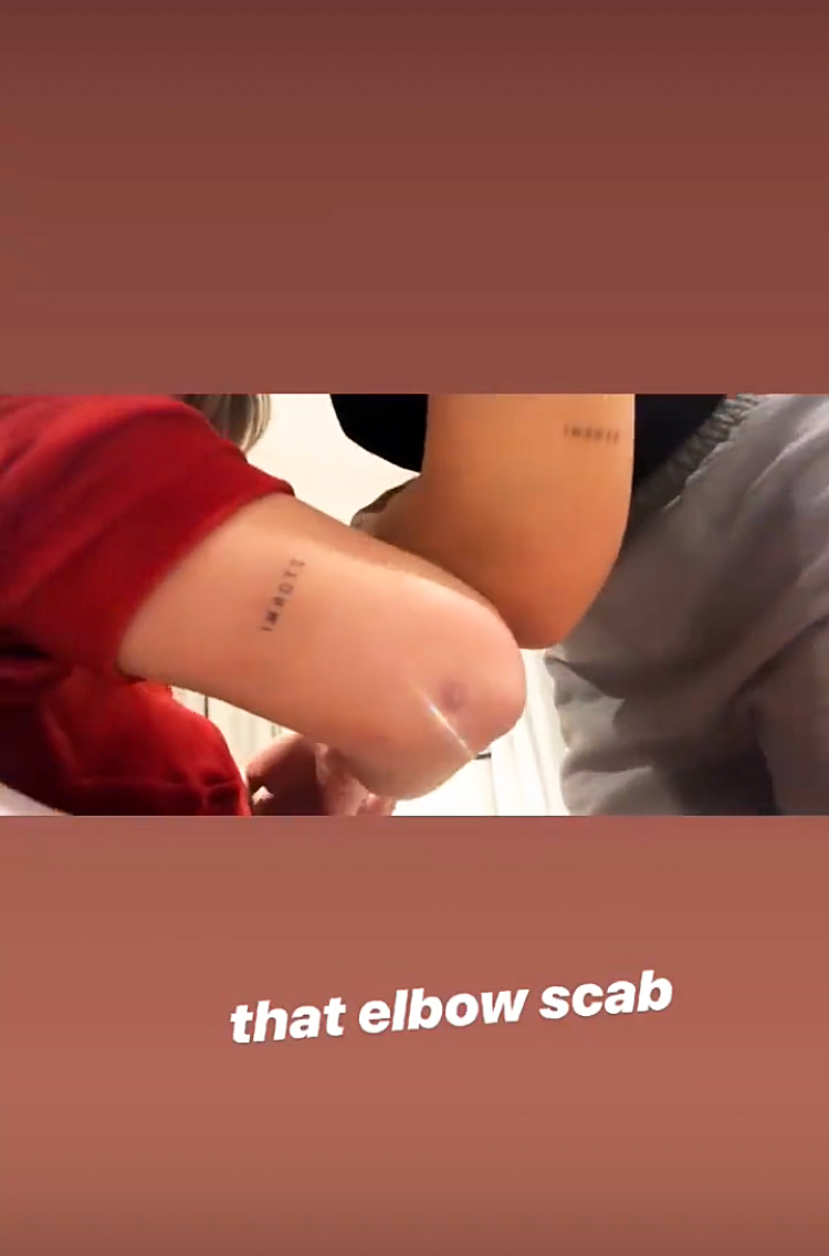 Kylie Jenner Matching Stormi Tattoos