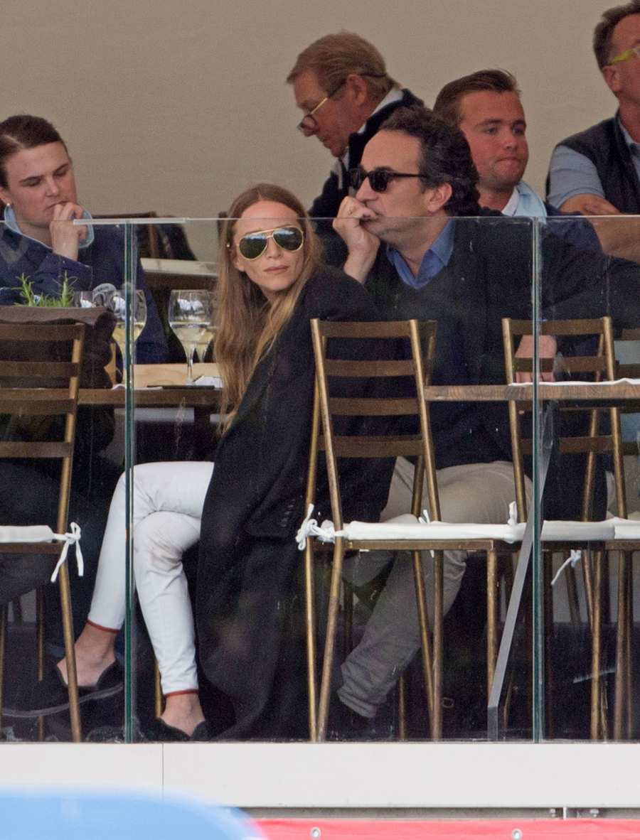 Mary-Kate Olsen Kisses Husband Olivier Sarkozy at Horseback Riding Event