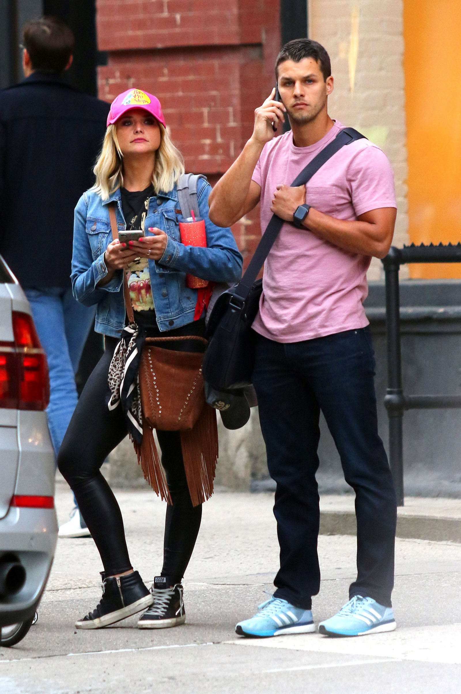 Miranda Lambert and Husband Brendan McLoughlin At NYC Apartment