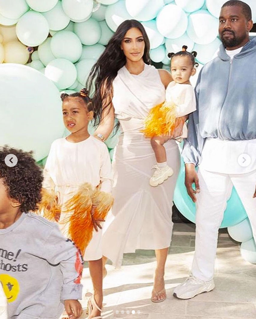 North Chicago West Are Twinning In Pics Posted By Kim Kardashian Us
