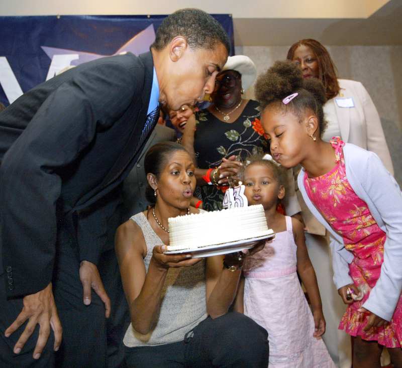 Barack Obama Michelle Sasha Malia Obama Family Gallery