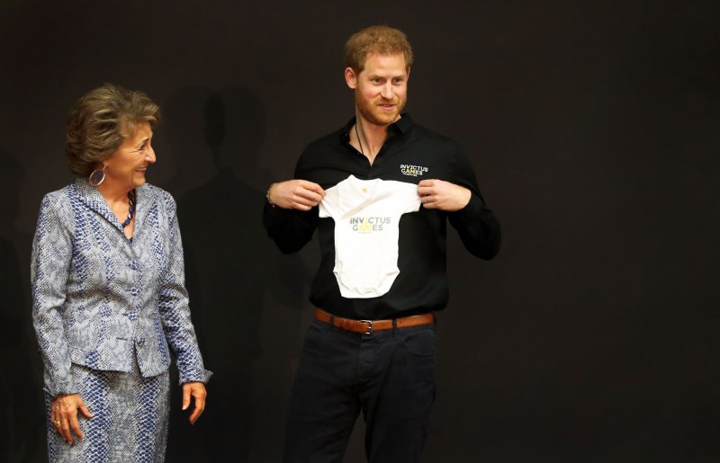 Prince Harry Gets a Gift for Baby Archie During Solo Day Trip to the Netherlands Onesie Invictus Games