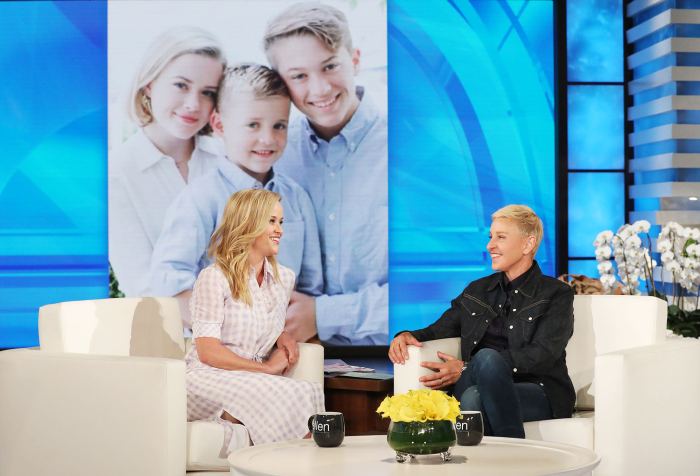 Reese Witherspoon The Ellen DeGeneres Show Daughter Ava Phillippe Crying College