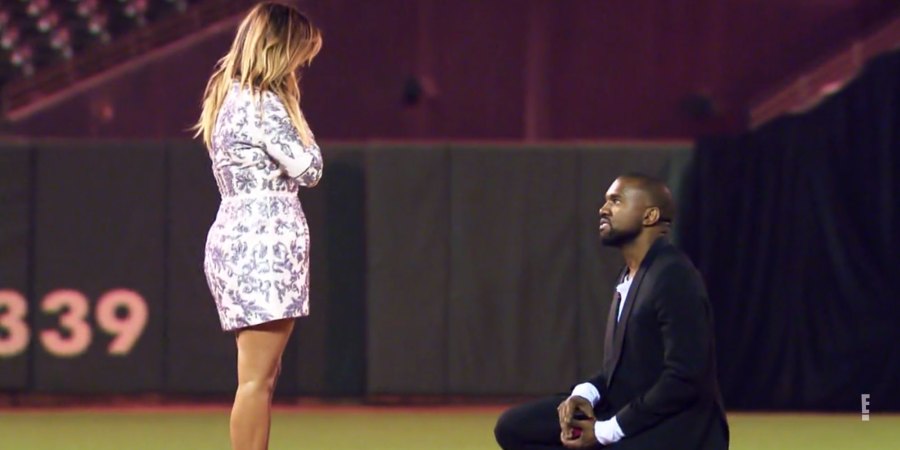 Revisit the 5 Most Kimye Things the Power Couple Have Done Kanye’s 2013 proposal at AT&T Park