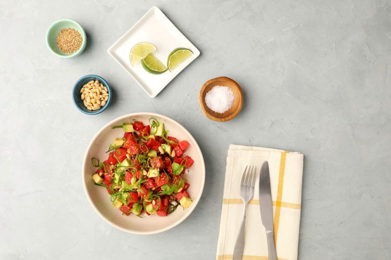 Richard Blais Tomato Watermelon Poke