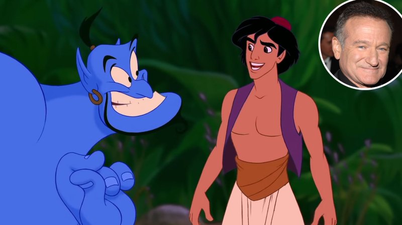 Robin Williams Genie Aladdin Voice Over Disney and Pixar Characters