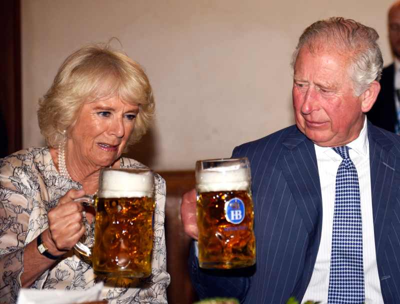 Royals Drinking Beer Duchess Camilla Prince Charles