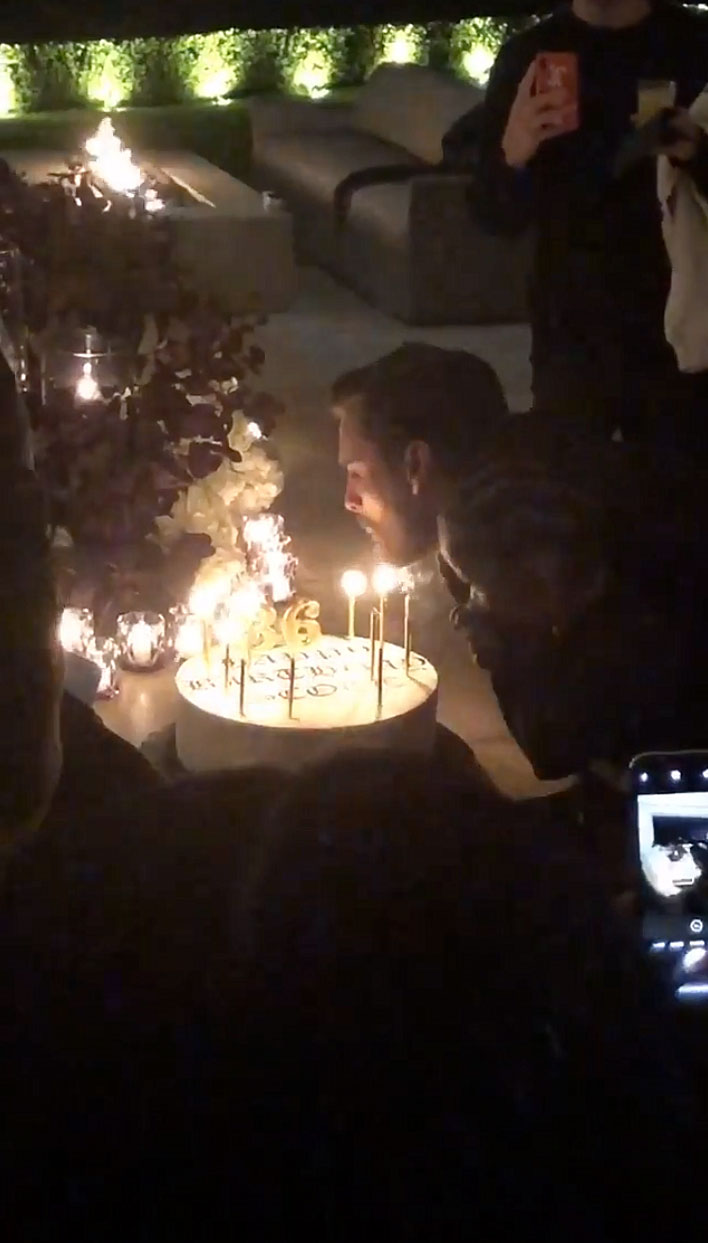 Scott Disick 36th Birthday Cake Candles