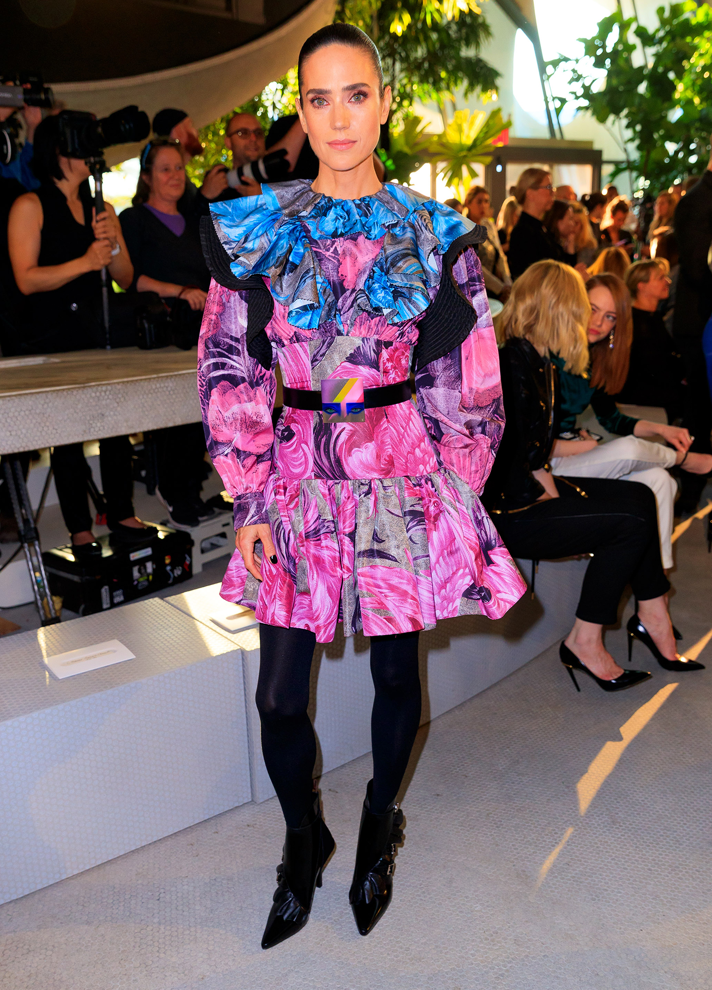 Alicia Vikander attends the Louis Vuitton fashion show, F/W 2020