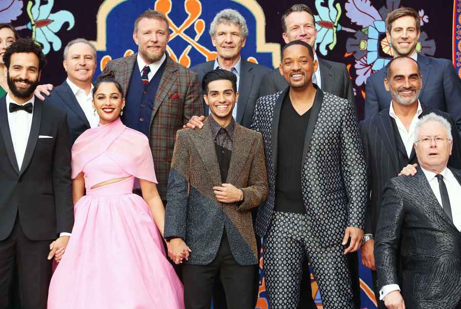 Celebrity Costars Who Bonded Over Food Marwan Kenzari Naomi Scott Mena Massoud Will Smith Navid Negahban Guy Ritchie