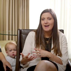 Zach and Tori Roloff with Jackson