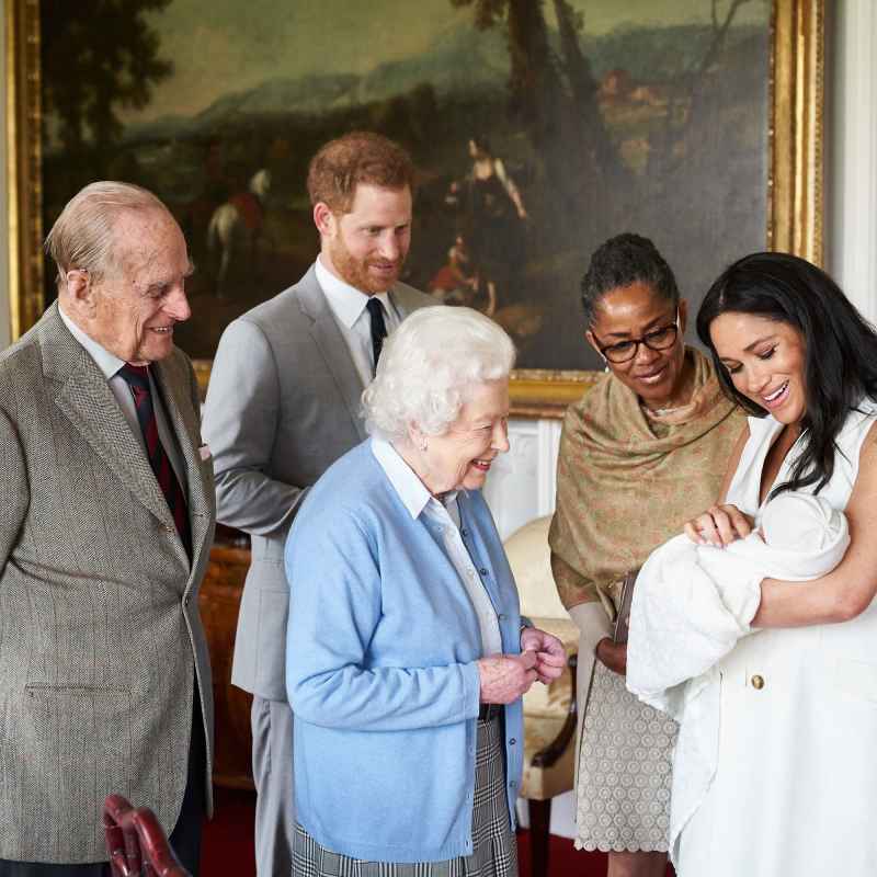 Queen Elizabeth's Outfit to Meet Grandson Archie Is One of Her Most Memorable