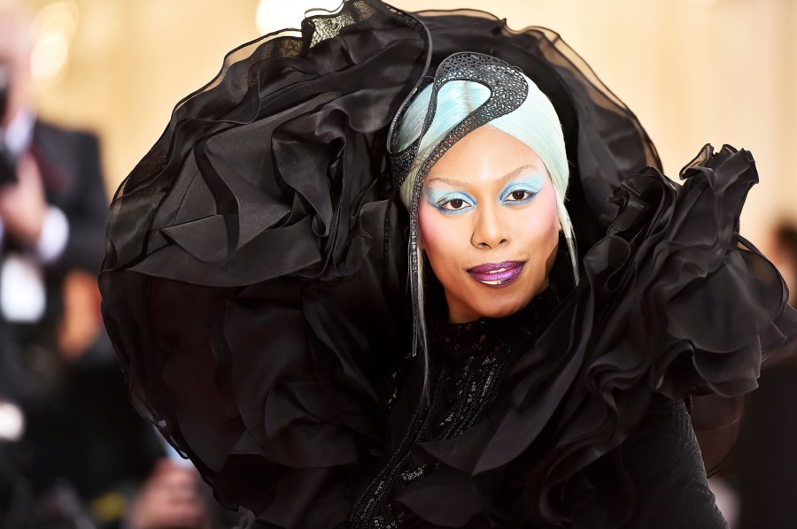 Laverne Cox met gala 2019 wigs