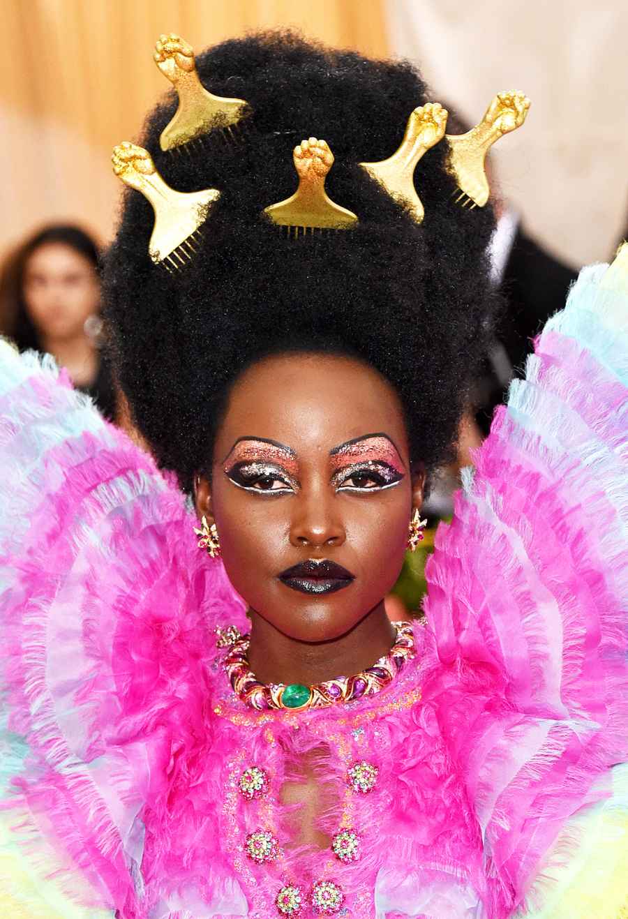 Lupita Nyong'o met gala 2019 wigs