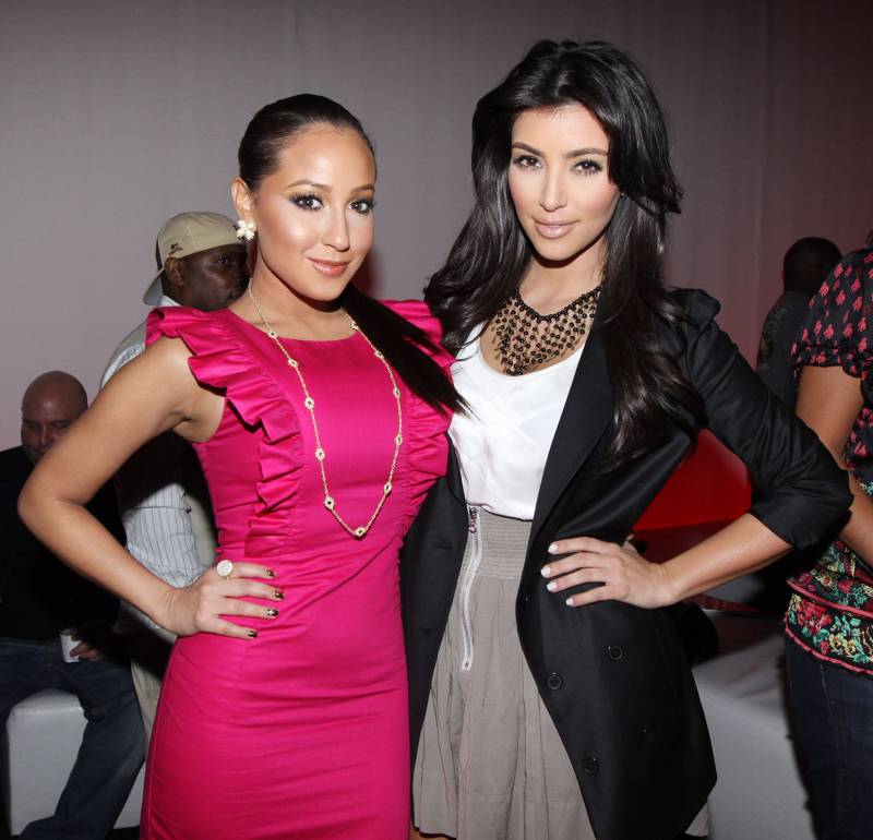 Adrienne Bailon and Kim Kardashian Made Up After Feuding