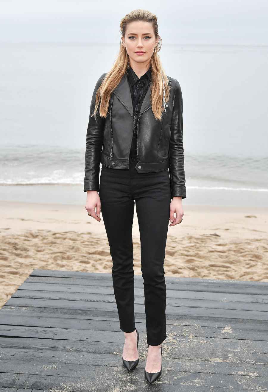 Amber Heard Saint Laurent Mens Show