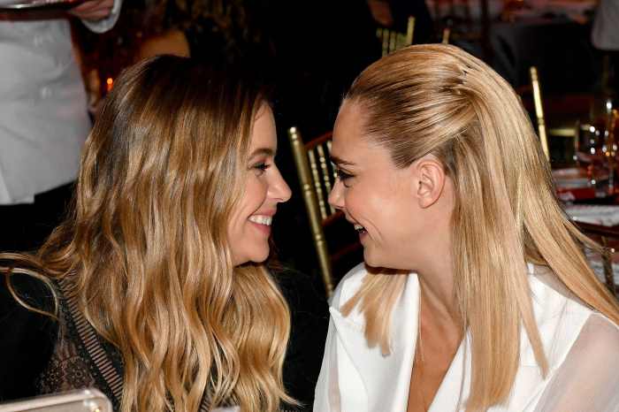 Ashley Benson and Cara Delevingne Show PDA Smile and Laugh