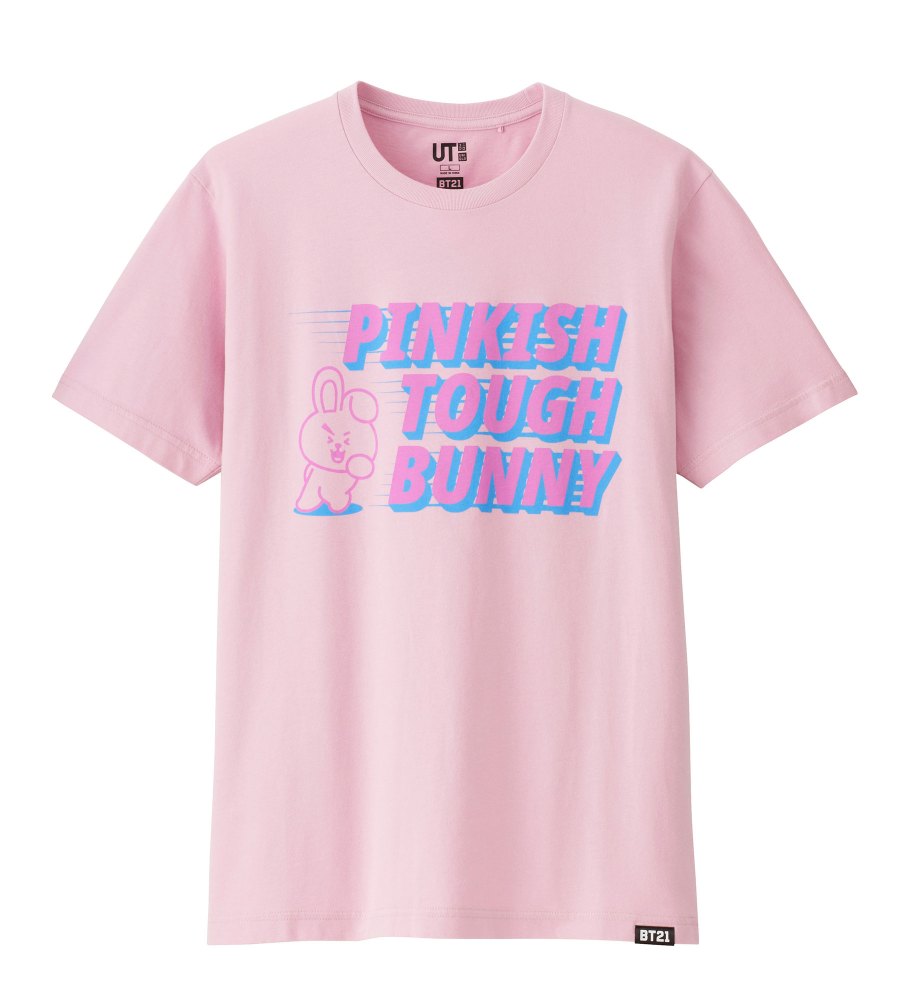 BTS Uniqlo Collaboration Pinkish Tough Bunny