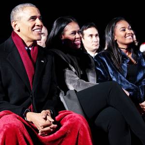 Barack Obama Michelle Obama Daughter Sasha High School Graduation