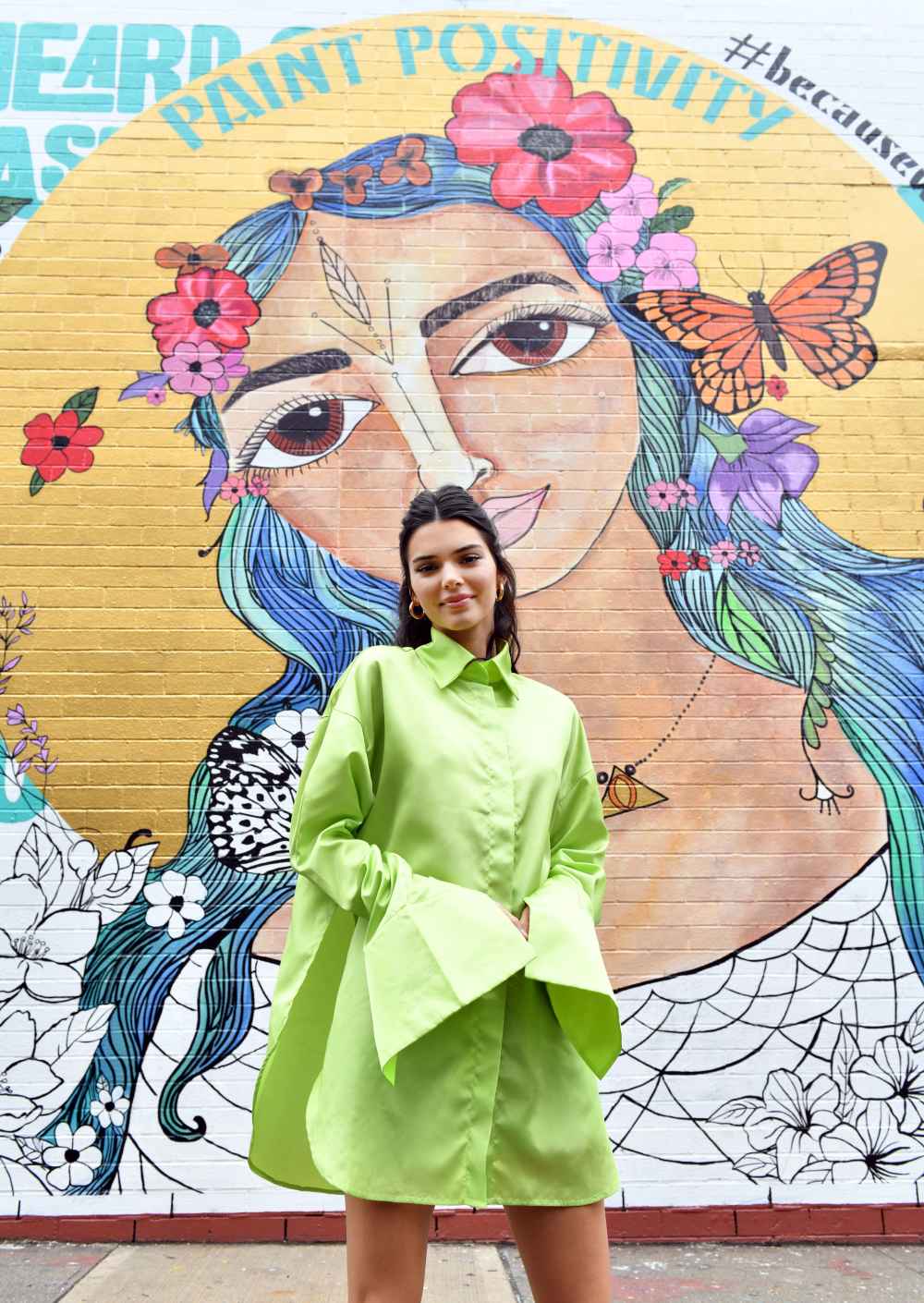 Ben Simmons 'Likes' Ex-Girlfriend Kendall Jenner's Instagram Post 1 Month After Split Kendall Jenner stops by the #PaintPositivity #BecauseWordsMatter mural in Williamsburg