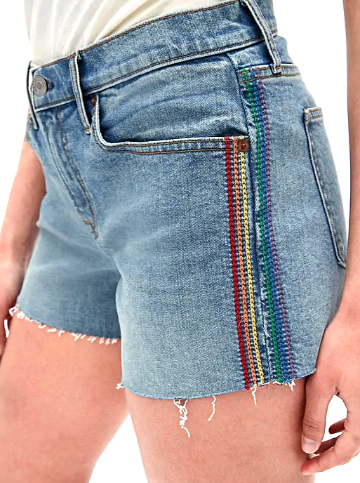 The Best Pride-Themed Goodies That Gives Back LGBTQ Causes Gap Denim Shorts