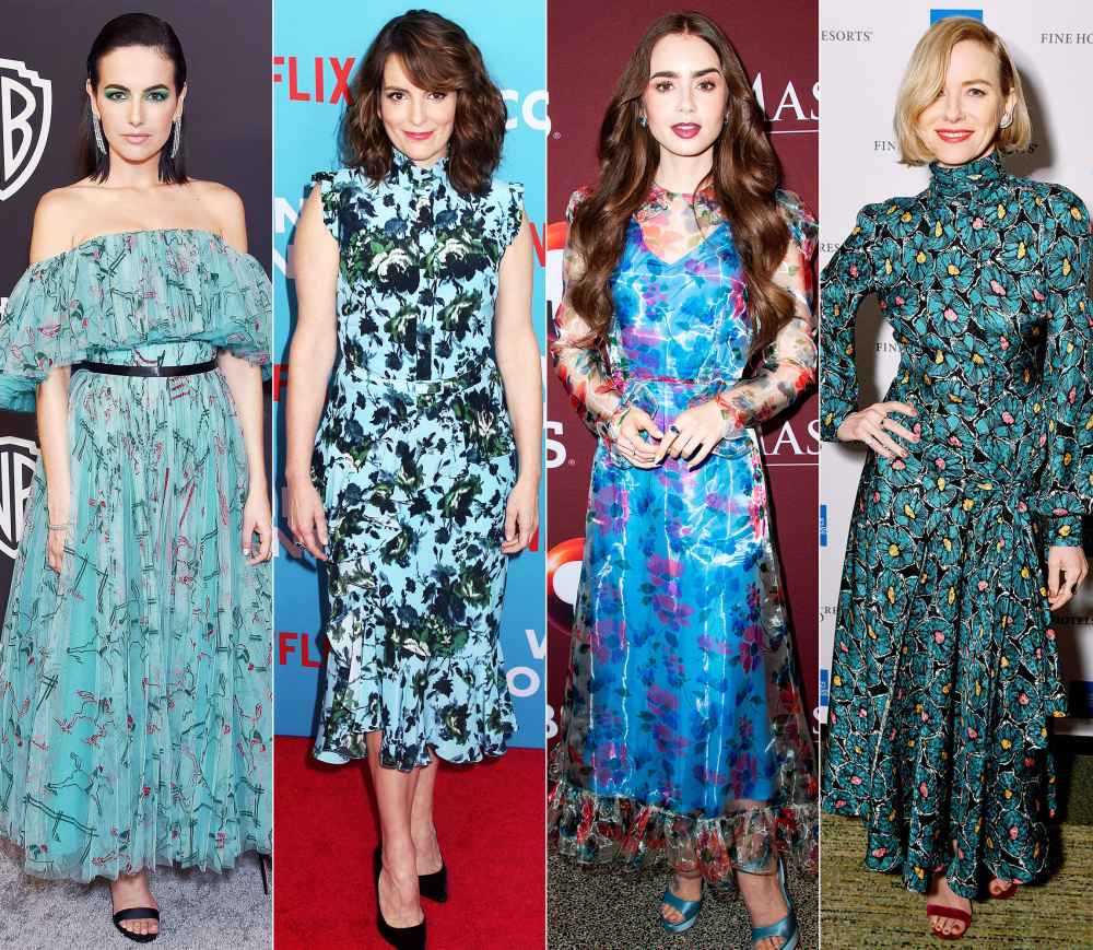 Camilla Belle, Tina Fey, Lily Collins, and Naomi Watts.