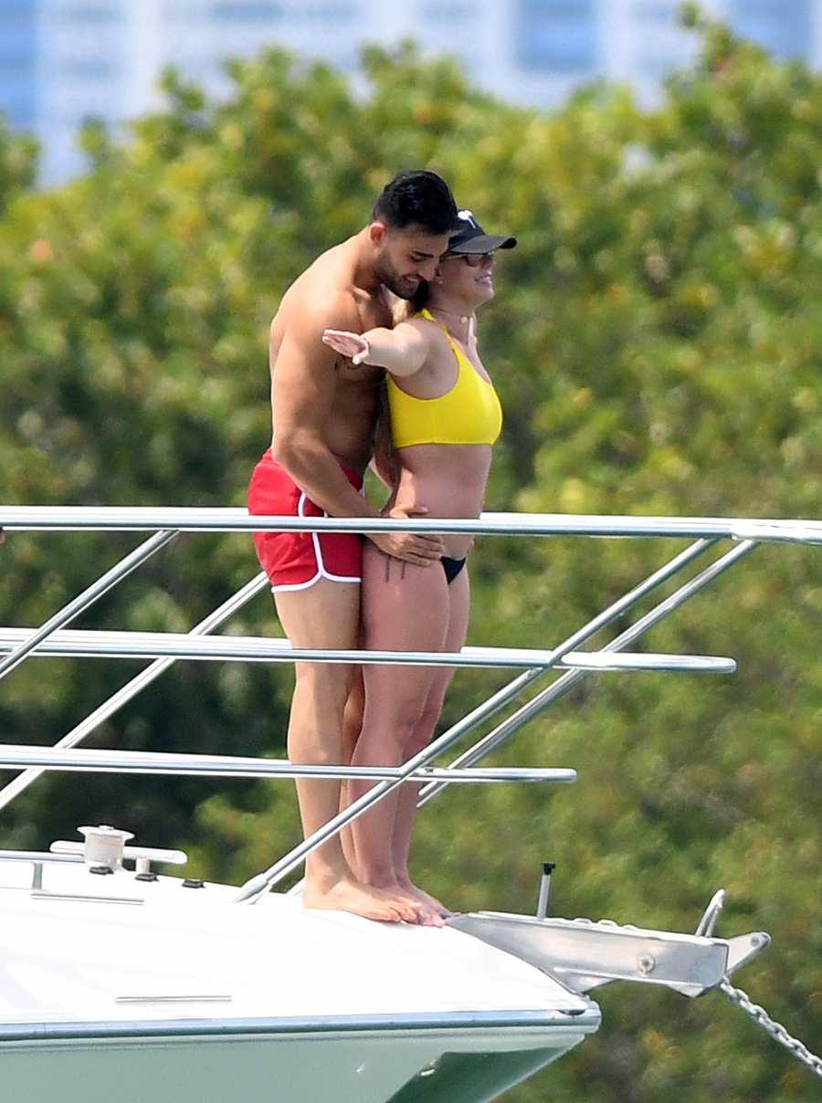 Britney Spears and Sam Asghari Recreate Titanic