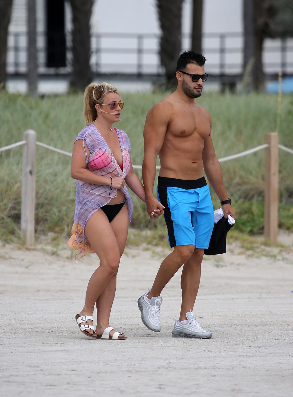 Britney Spears on Beach