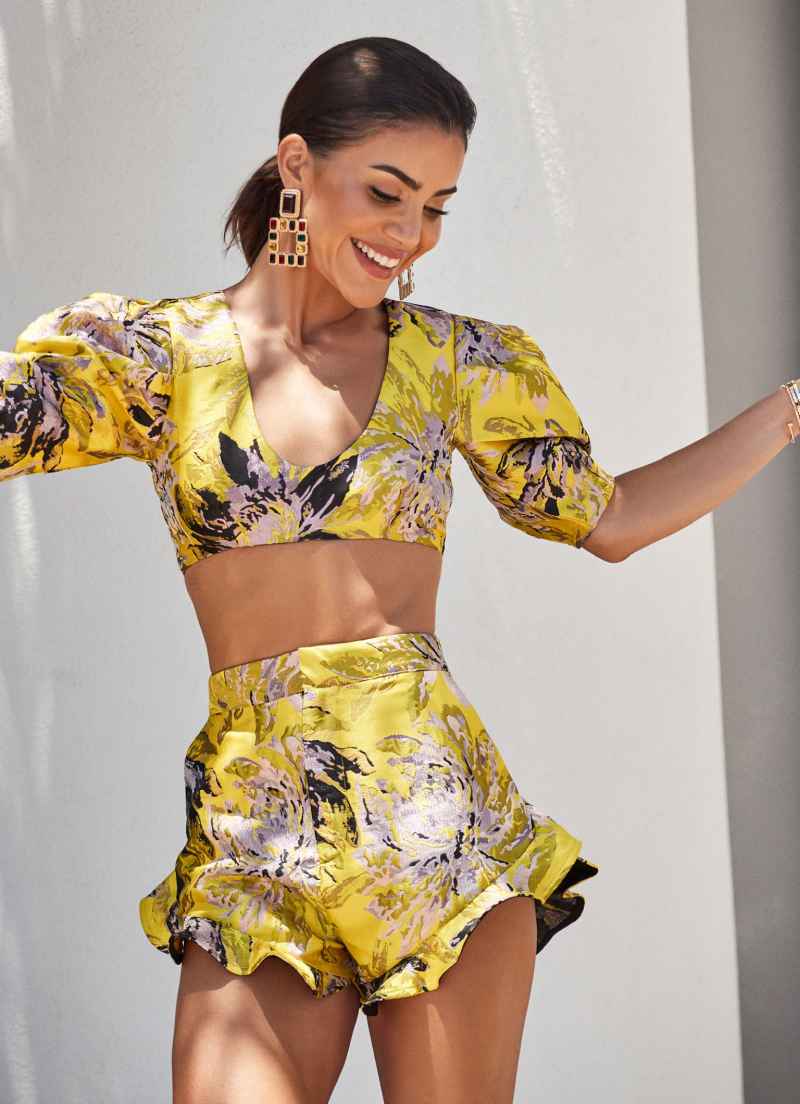 Camila Coelho Revolve Campaign Floral Two-Piece