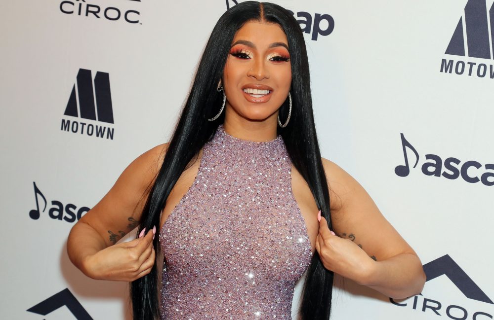 Cardi B Posts Steamy Topless Photo in Diamond Lingerie attends 2019 ASCAP Rhythm & Soul Music Awards