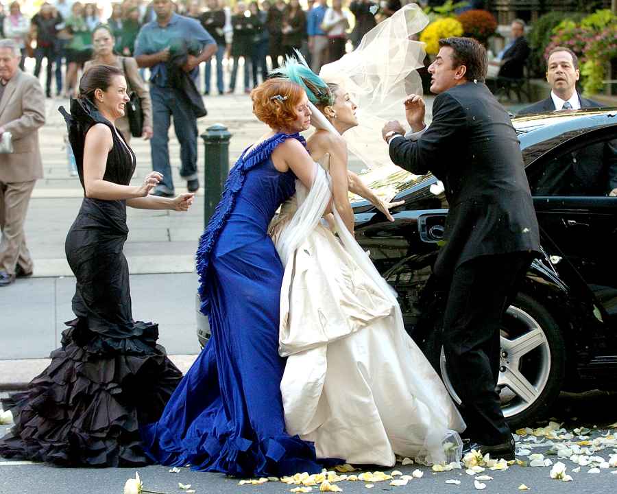 Carrie-Big-wedding-New-York-Public-Library-filming