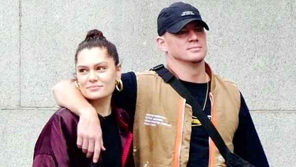 Channing Tatum Jessie J Spotted Together London Love Cuddling Couple