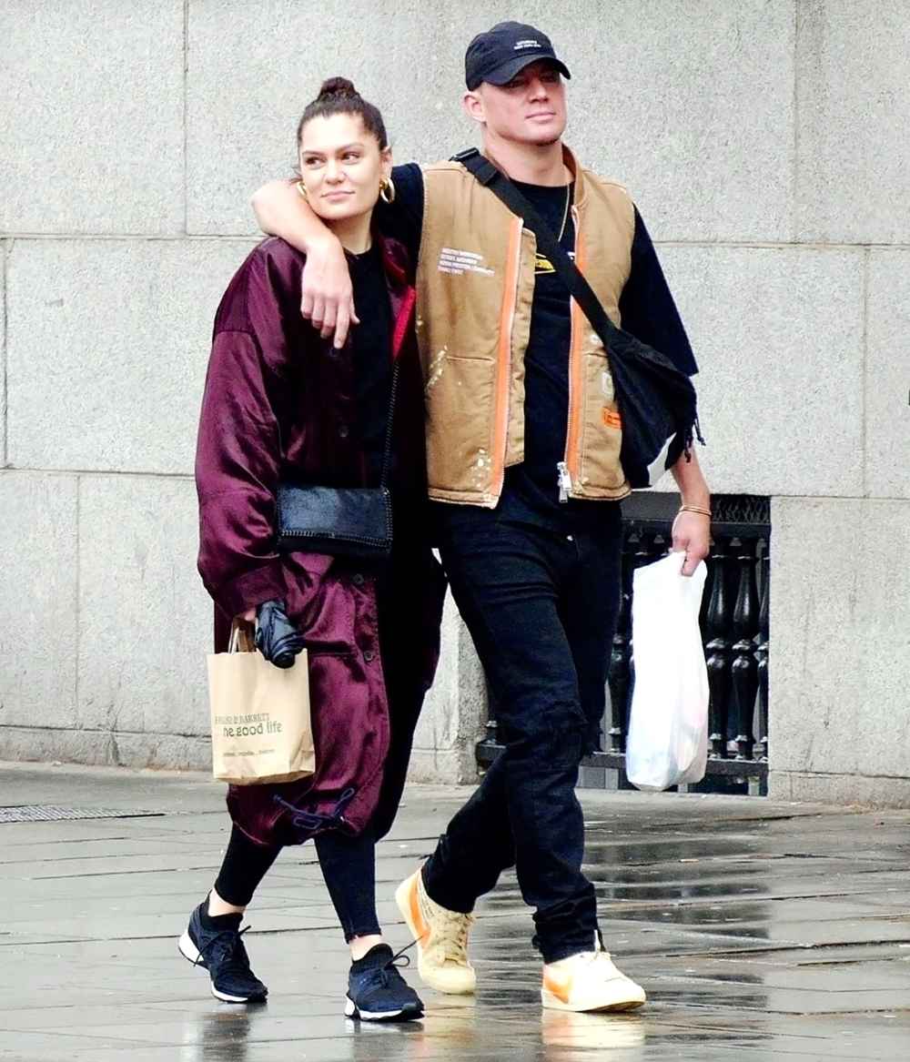 Channing Tatum Jessie J Spotted Together London Love Cuddling Couple