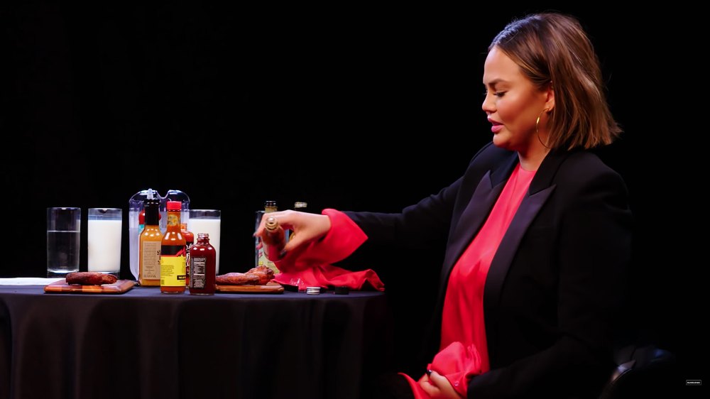 Chrissy Teigen Had to Go to the Hospital After Filming 'Hot Ones’