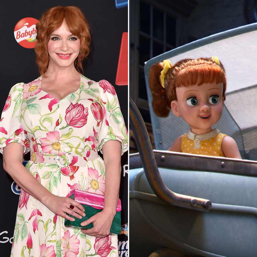 Christina Hendricks and Gabby Gabby Actors Behind the Voices Toy Story